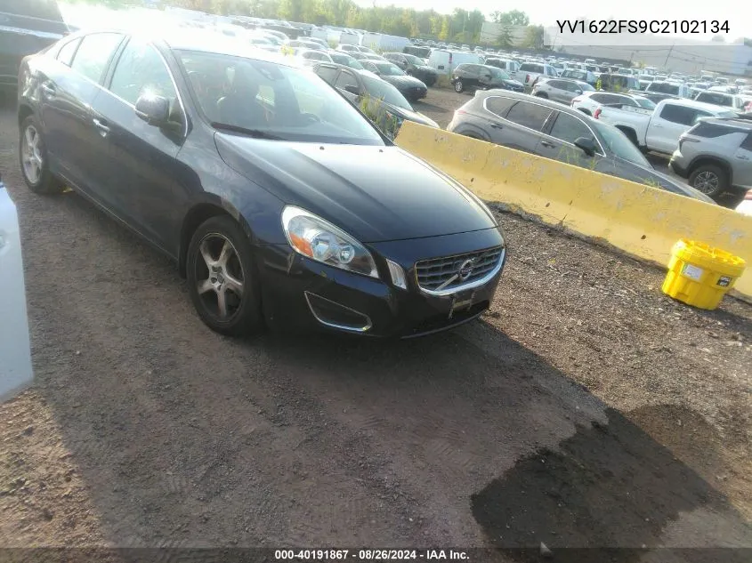 YV1622FS9C2102134 2012 Volvo S60 T5