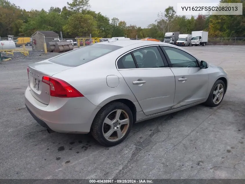 YV1622FS5C2082013 2012 Volvo S60 T5