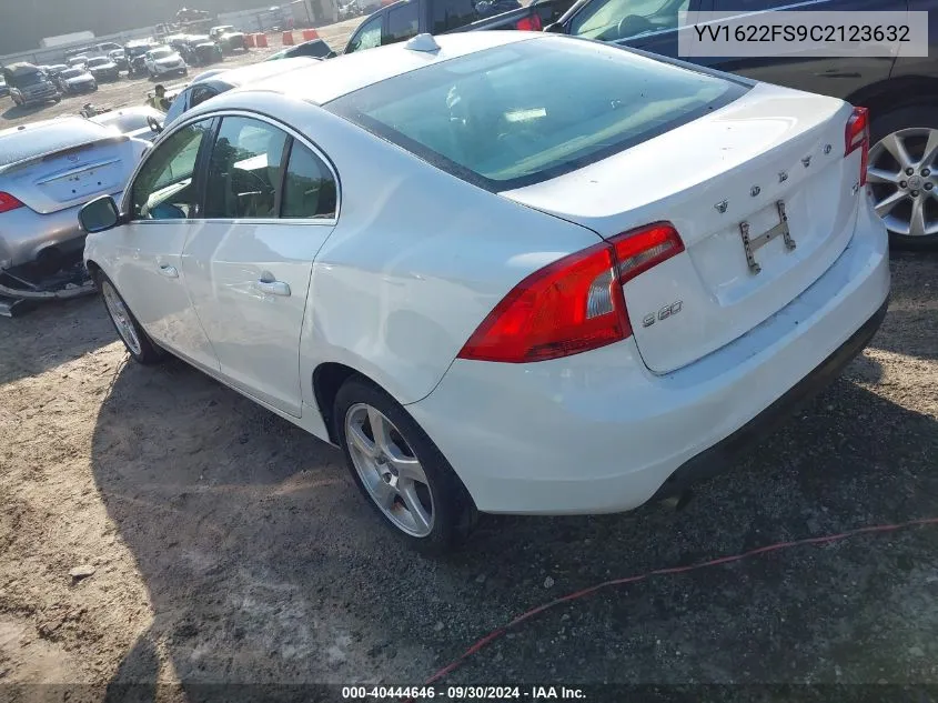 YV1622FS9C2123632 2012 Volvo S60 T5