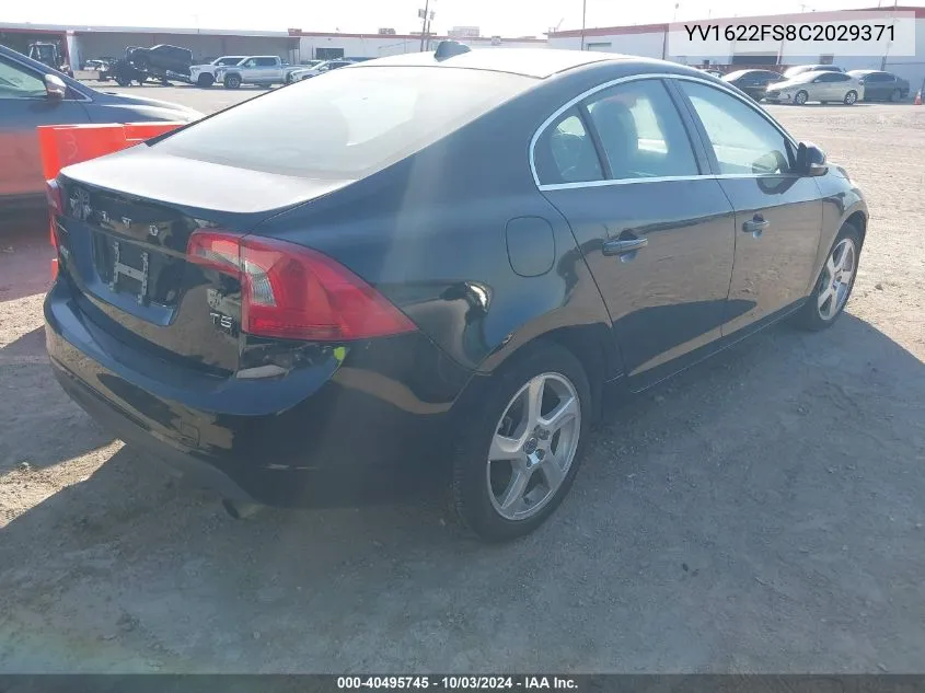 2012 Volvo S60 T5 VIN: YV1622FS8C2029371 Lot: 40495745