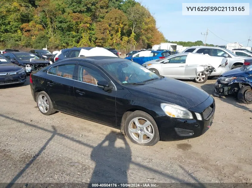 2012 Volvo S60 T5 VIN: YV1622FS9C2113165 Lot: 40504176