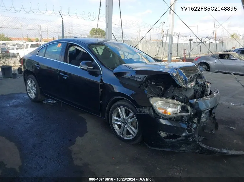 2012 Volvo S60 T5 VIN: YV1622FS5C2048895 Lot: 40718616