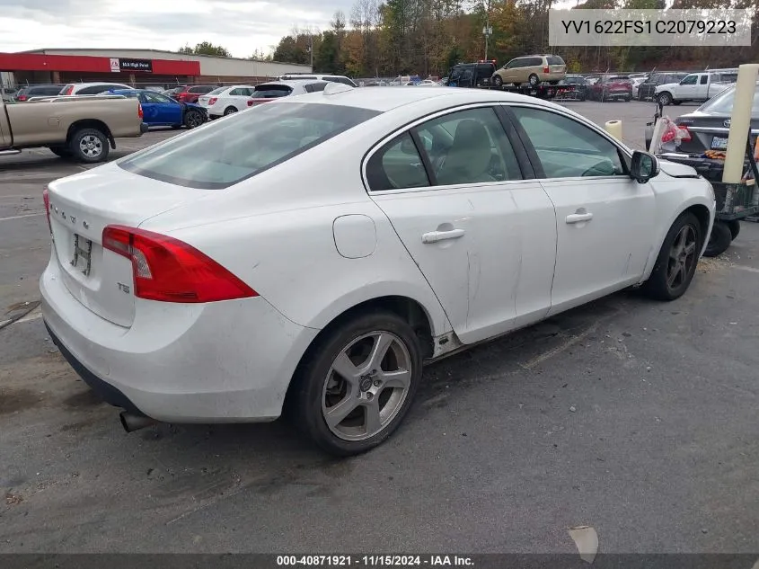 2012 Volvo S60 T5 VIN: YV1622FS1C2079223 Lot: 40871921