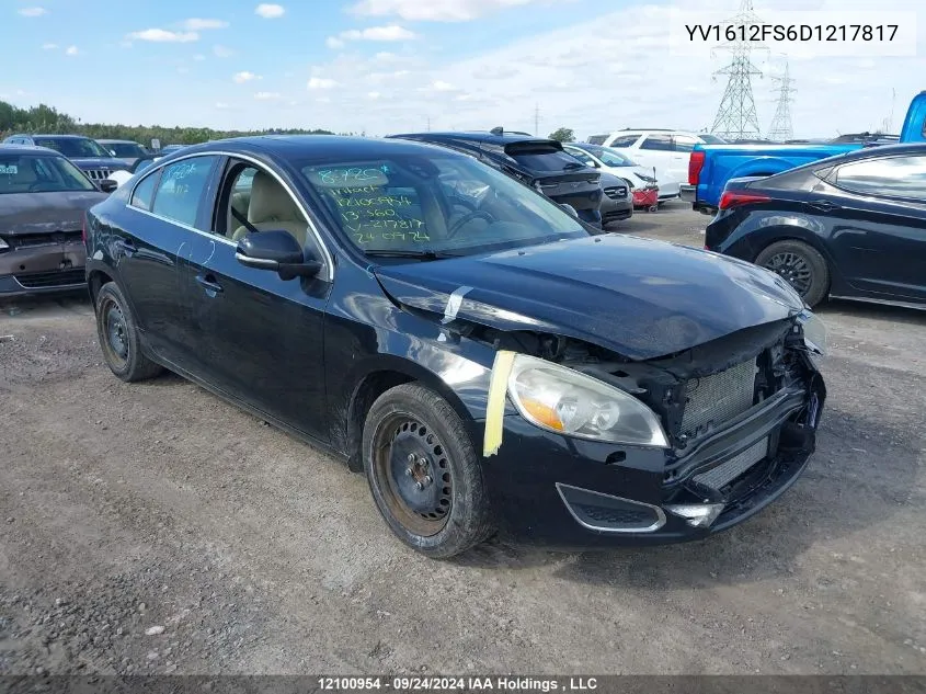 YV1612FS6D1217817 2013 Volvo S60