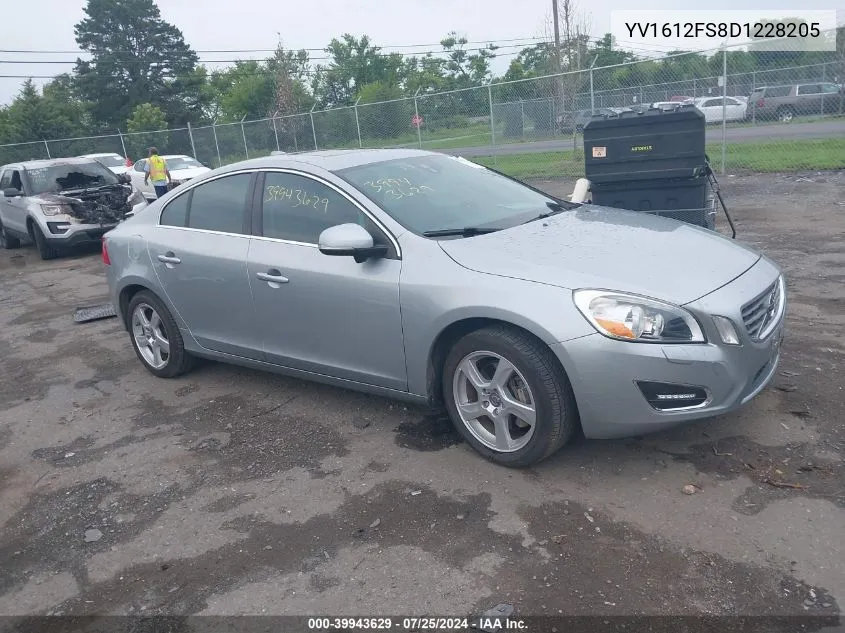 YV1612FS8D1228205 2013 Volvo S60 T5