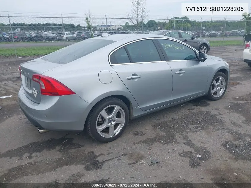 YV1612FS8D1228205 2013 Volvo S60 T5