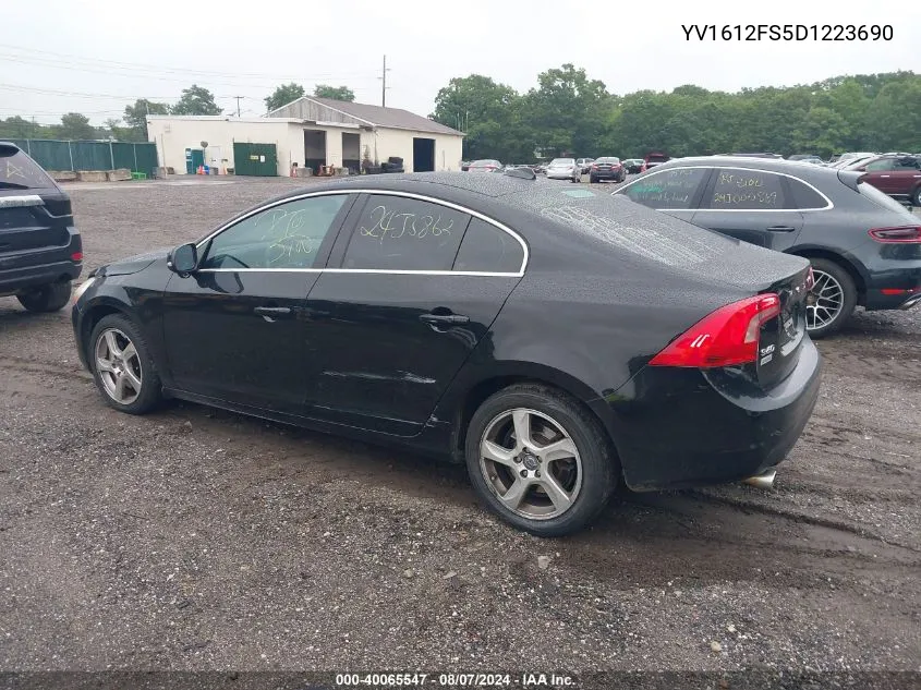 YV1612FS5D1223690 2013 Volvo S60 T5