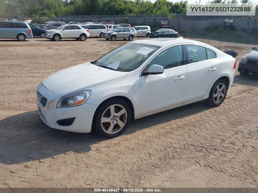 YV1612FS5D1232888 2013 Volvo S60 T5/T5 Platinum/T5 Premier/T5 Premier Plus