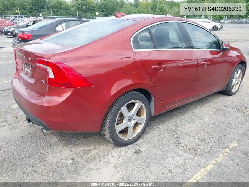 YV1612FS4D2206339 2013 Volvo S60 T5