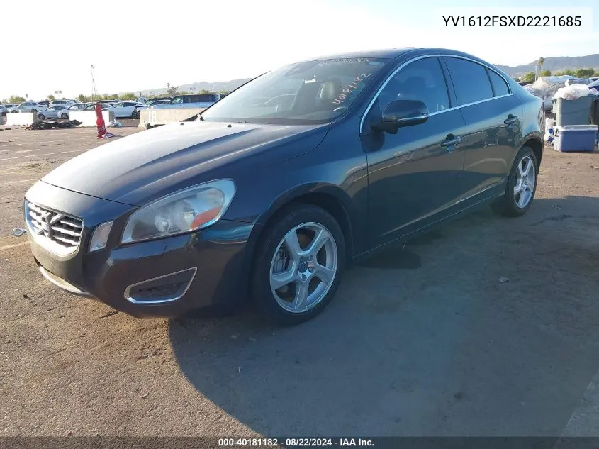 YV1612FSXD2221685 2013 Volvo S60 T5