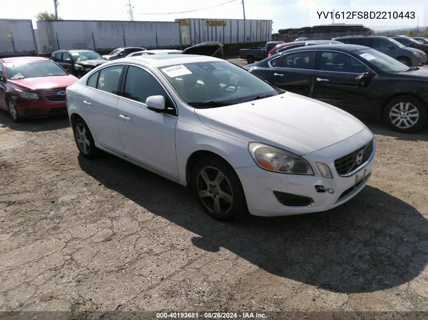 YV1612FS8D2210443 2013 Volvo S60 T5