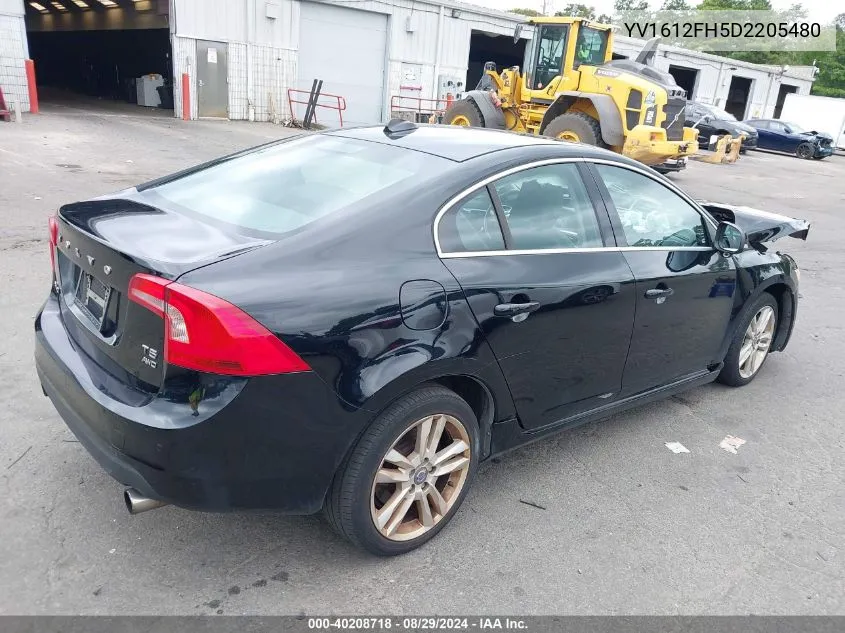 YV1612FH5D2205480 2013 Volvo S60 T5/T5 Platinum/T5 Premier/T5 Premier Plus