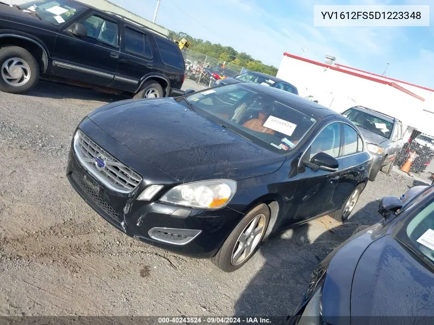 YV1612FS5D1223348 2013 Volvo S60 T5