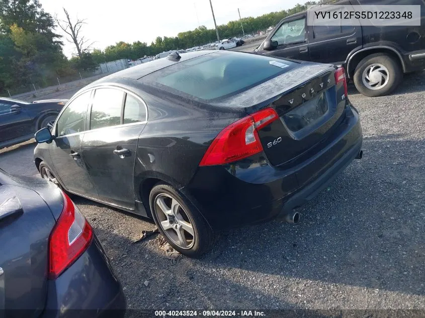 YV1612FS5D1223348 2013 Volvo S60 T5