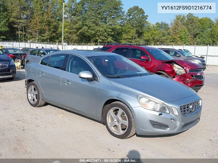 YV1612FS9D1216774 2013 Volvo S60 T5