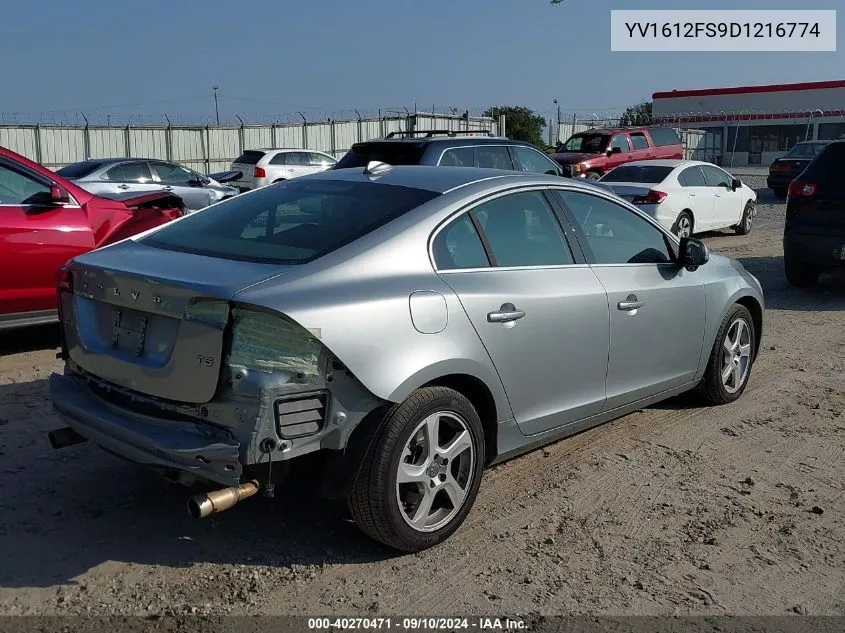 YV1612FS9D1216774 2013 Volvo S60 T5