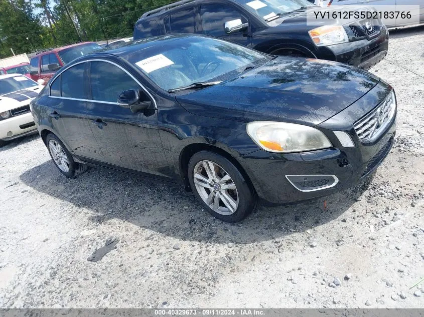 YV1612FS5D2183766 2013 Volvo S60 T5