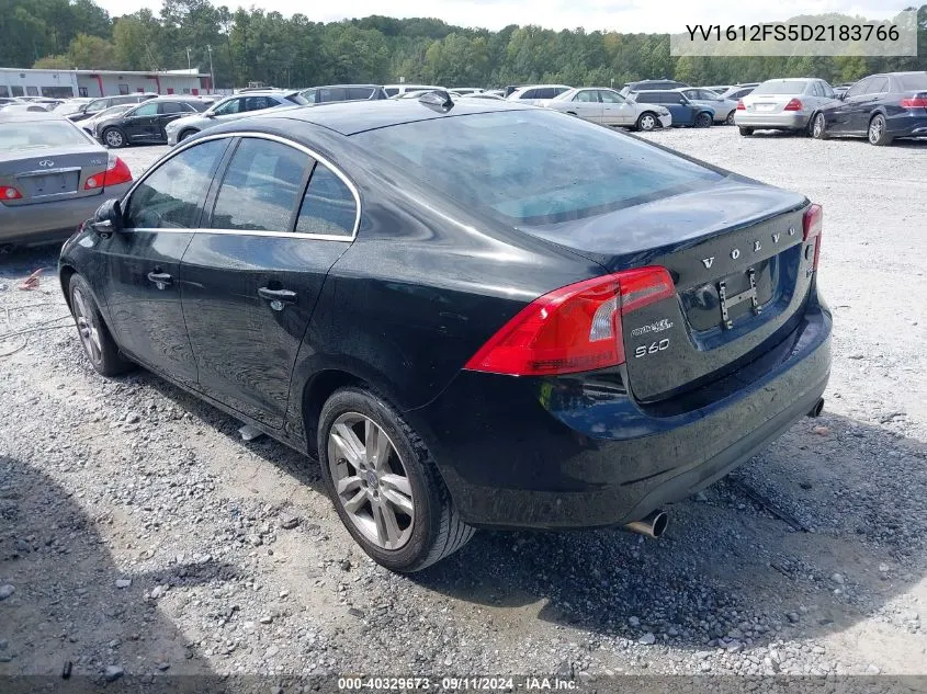 YV1612FS5D2183766 2013 Volvo S60 T5