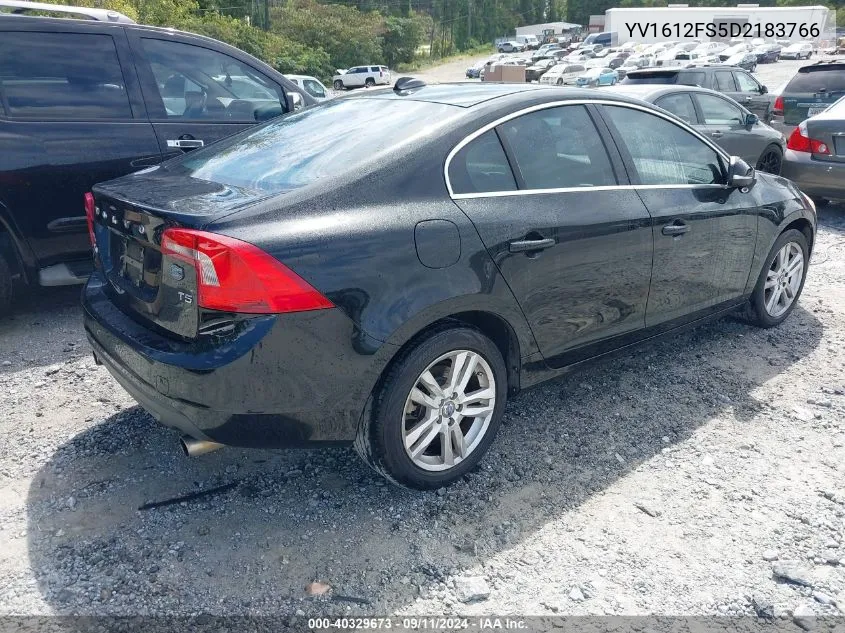 2013 Volvo S60 T5 VIN: YV1612FS5D2183766 Lot: 40329673