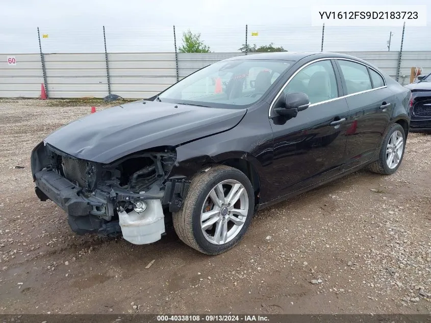 YV1612FS9D2183723 2013 Volvo S60 T5