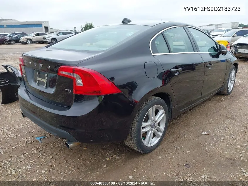 YV1612FS9D2183723 2013 Volvo S60 T5