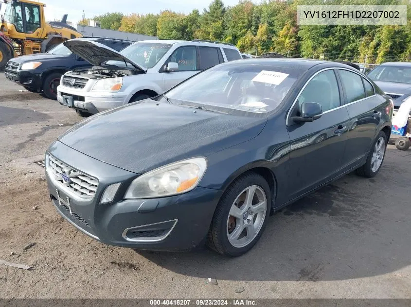 YV1612FH1D2207002 2013 Volvo S60 T5