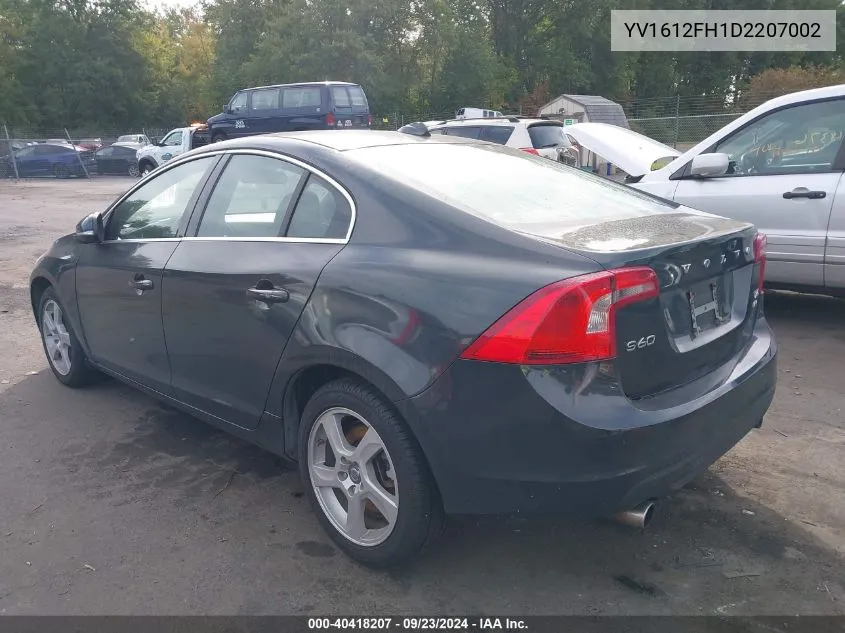 YV1612FH1D2207002 2013 Volvo S60 T5