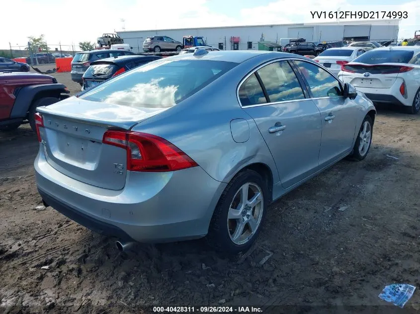 2013 Volvo S60 T5 VIN: YV1612FH9D2174993 Lot: 40428311