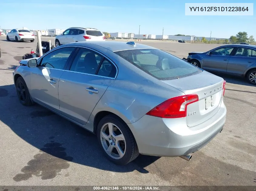 2013 Volvo S60 T5 VIN: YV1612FS1D1223864 Lot: 40621346