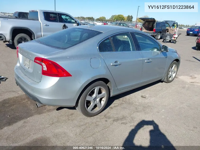 2013 Volvo S60 T5 VIN: YV1612FS1D1223864 Lot: 40621346