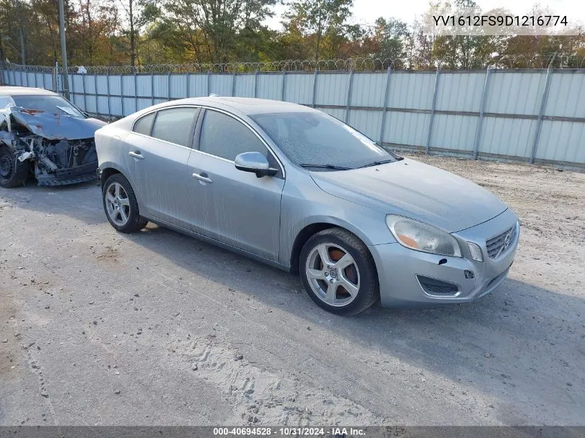 2013 Volvo S60 T5 VIN: YV1612FS9D1216774 Lot: 40694528