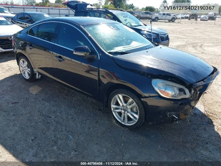 YV1612FS4D2190367 2013 Volvo S60 T5 Platinum