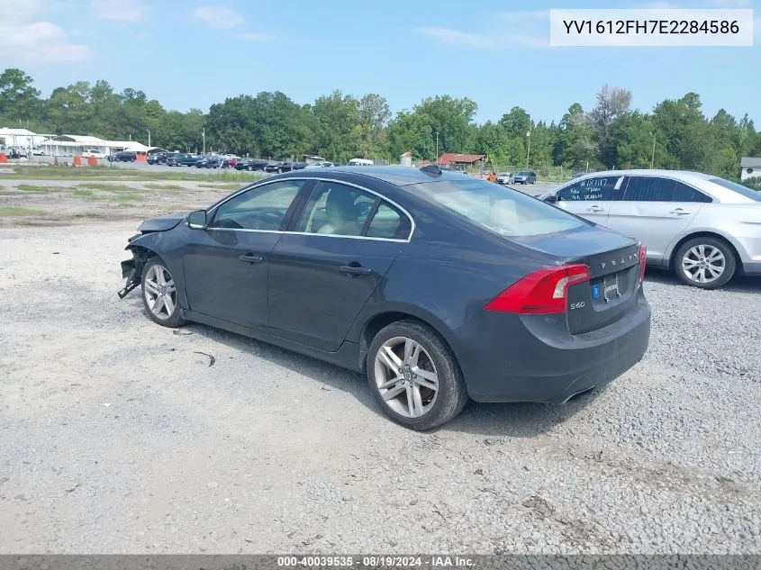 YV1612FH7E2284586 2014 Volvo S60 T5