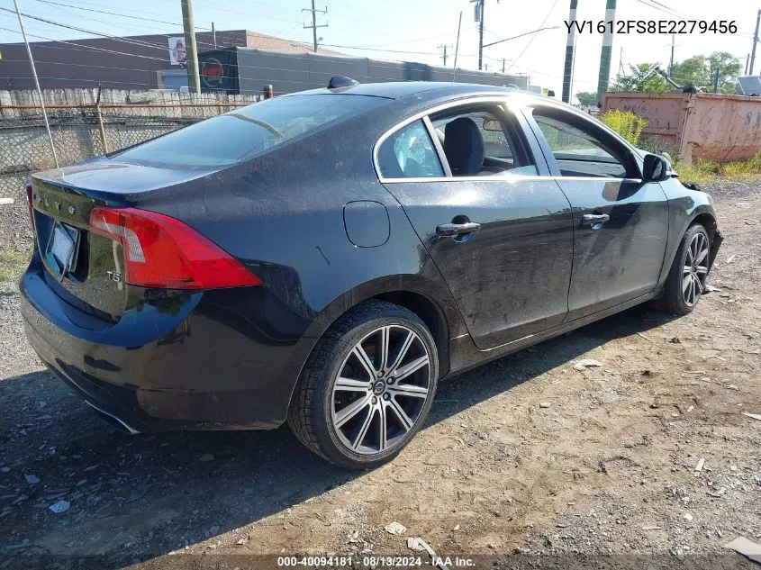 2014 Volvo S60 T5 VIN: YV1612FS8E2279456 Lot: 40094181