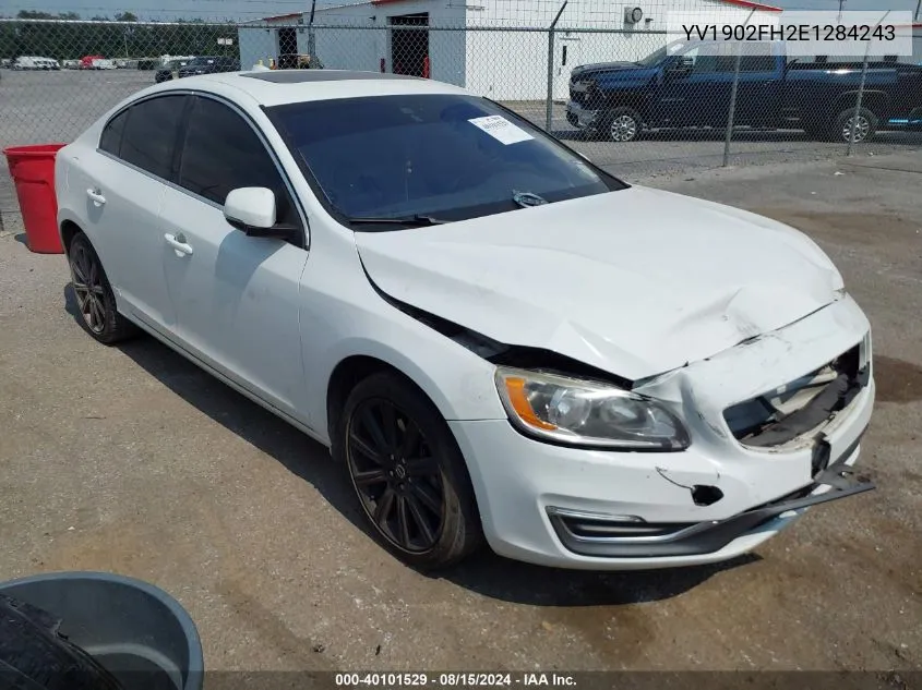 2014 Volvo S60 T6 Platinum VIN: YV1902FH2E1284243 Lot: 40101529