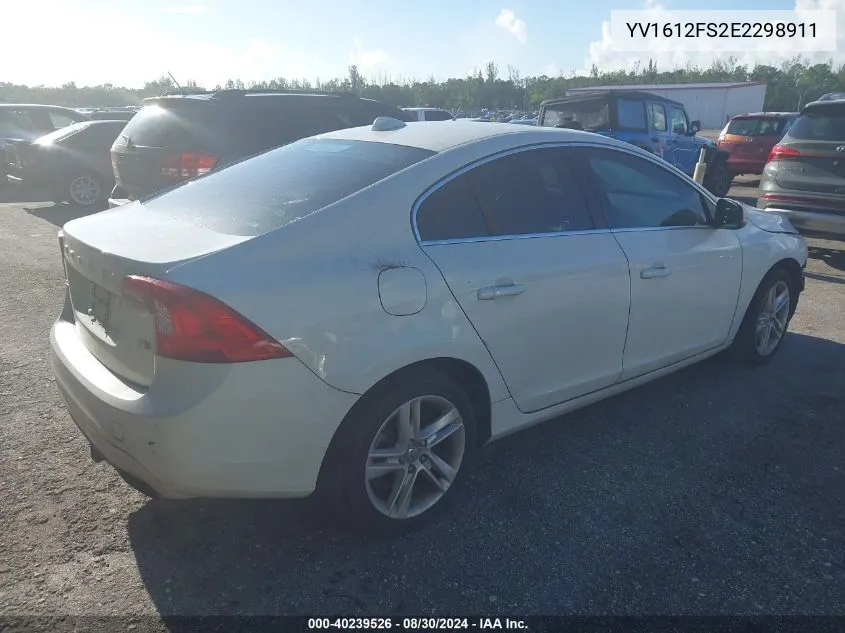 YV1612FS2E2298911 2014 Volvo S60 T5