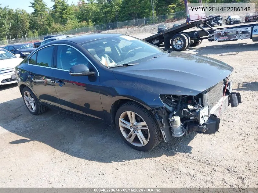 YV1612FH4E2286148 2014 Volvo S60 T5