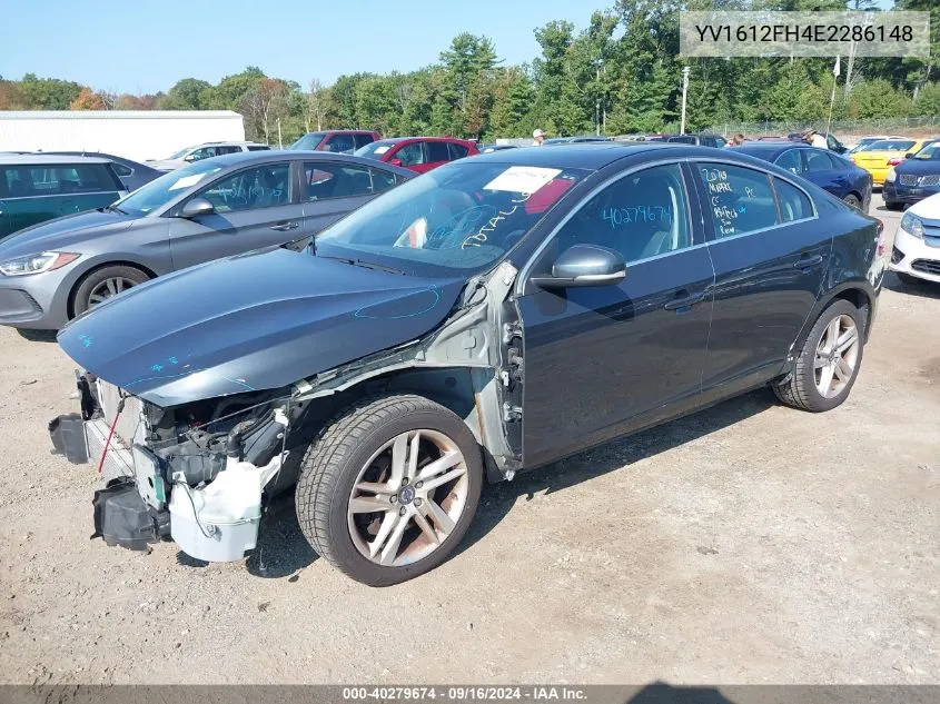 YV1612FH4E2286148 2014 Volvo S60 T5