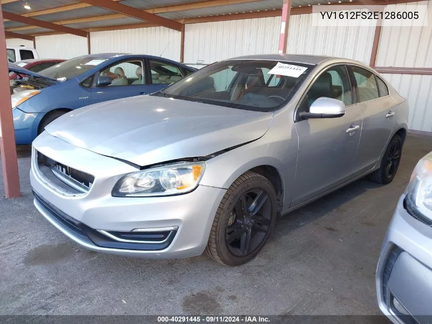 YV1612FS2E1286005 2014 Volvo S60 T5