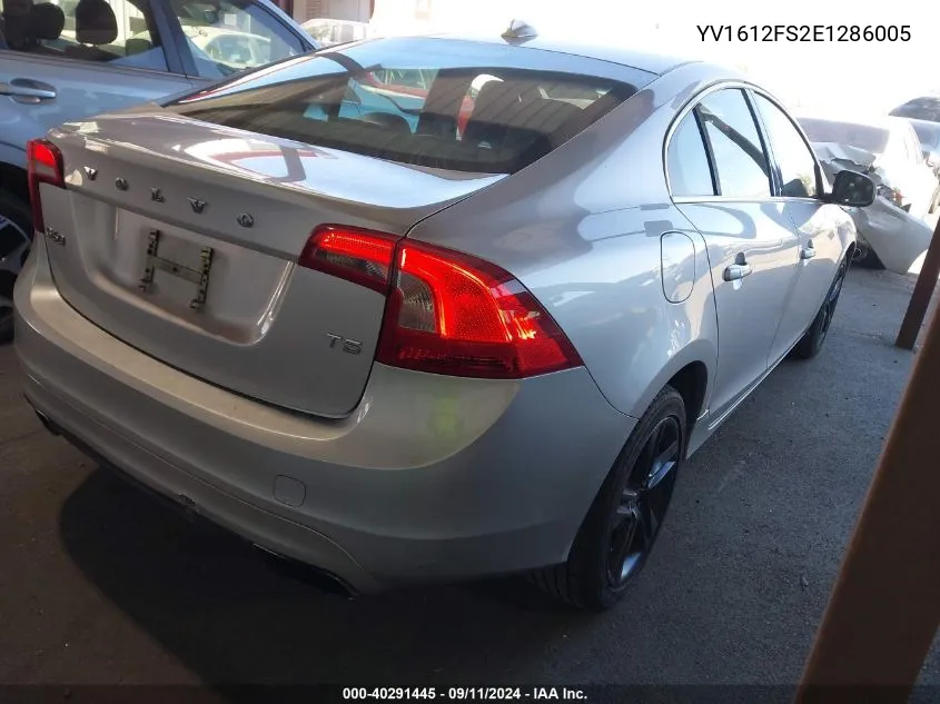 YV1612FS2E1286005 2014 Volvo S60 T5