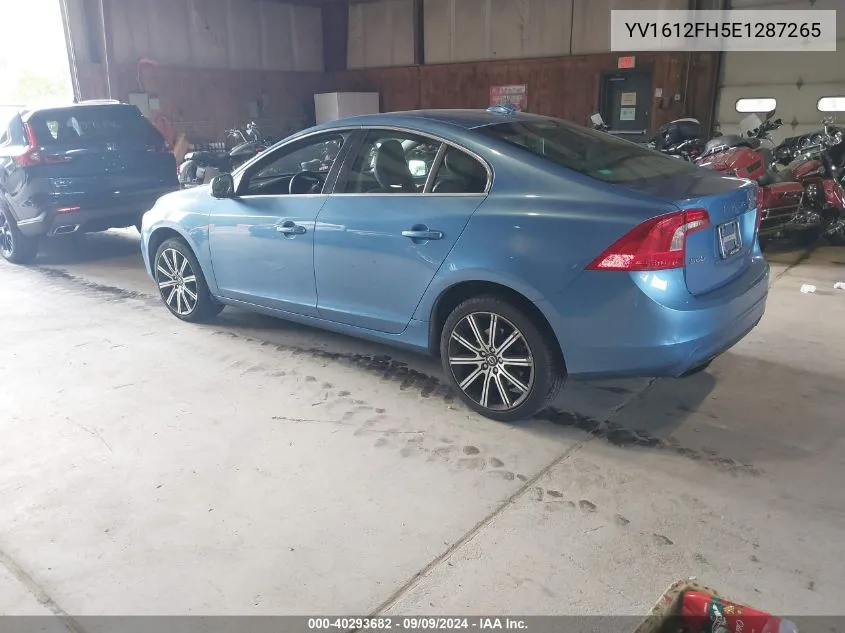 YV1612FH5E1287265 2014 Volvo S60 T5