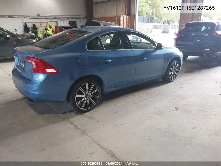 2014 Volvo S60 T5 VIN: YV1612FH5E1287265 Lot: 40293682