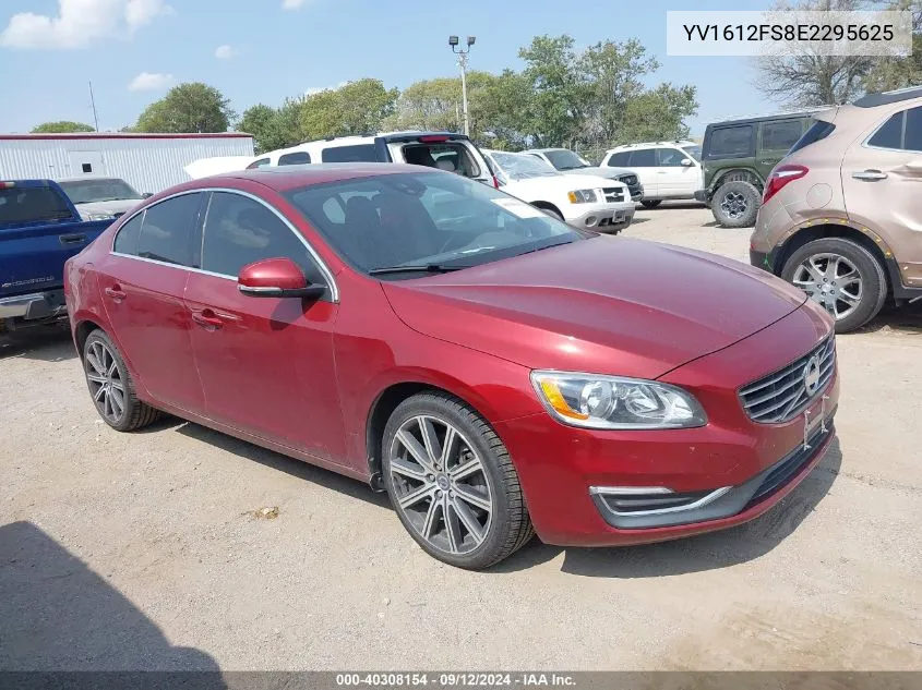 YV1612FS8E2295625 2014 Volvo S60 T5