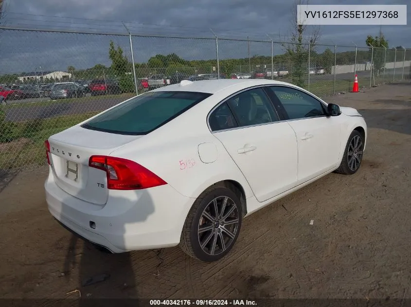 YV1612FS5E1297368 2014 Volvo S60 T5