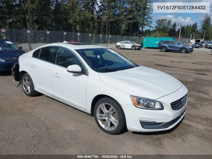 YV1612FS0E1284432 2014 Volvo S60 T5