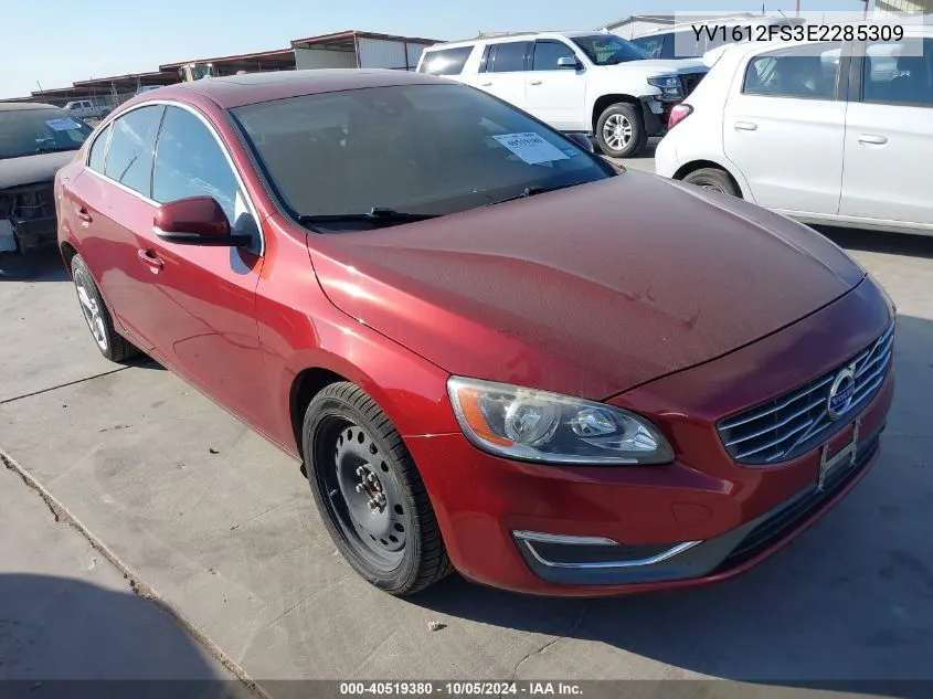 2014 Volvo S60 T5 VIN: YV1612FS3E2285309 Lot: 40519380