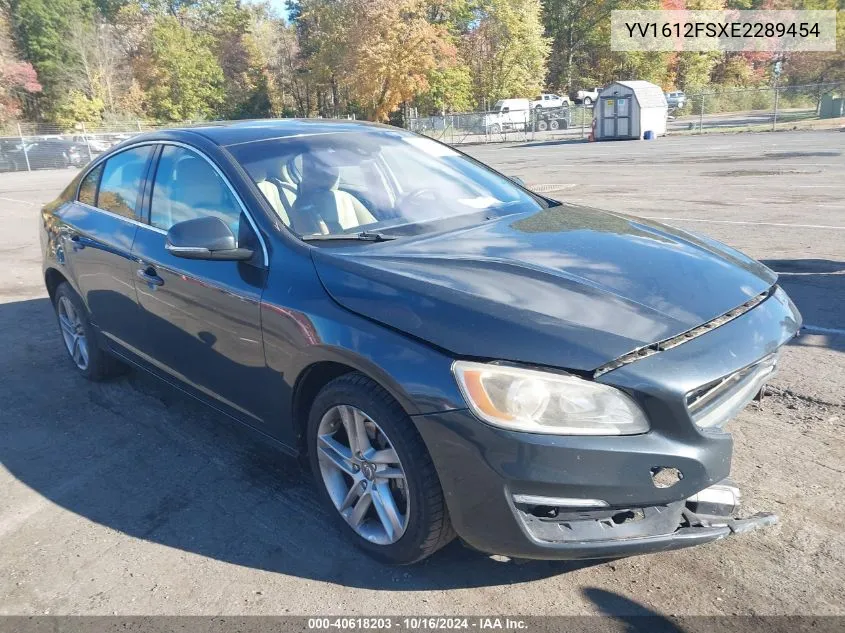 YV1612FSXE2289454 2014 Volvo S60 T5