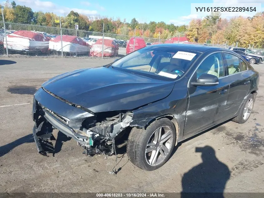 YV1612FSXE2289454 2014 Volvo S60 T5