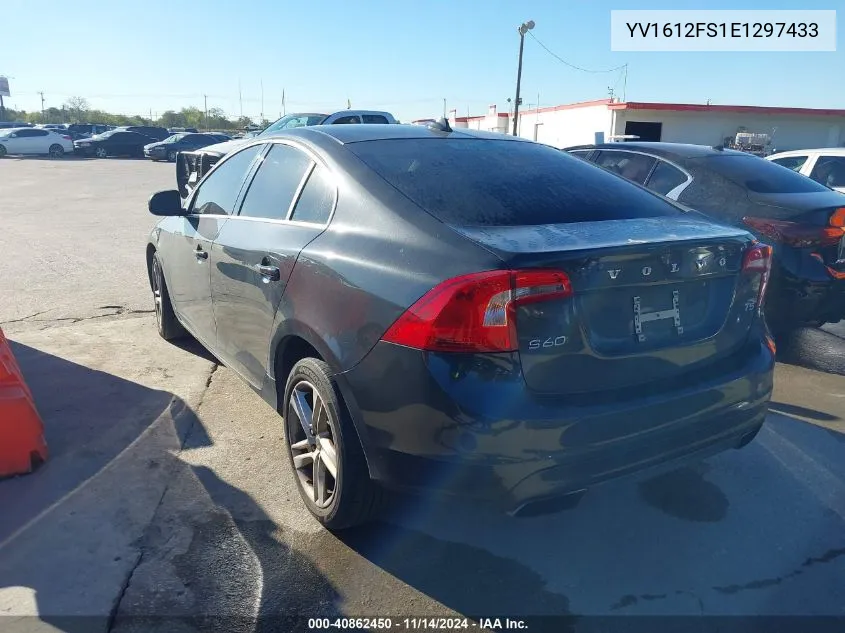 2014 Volvo S60 T5 VIN: YV1612FS1E1297433 Lot: 40862450