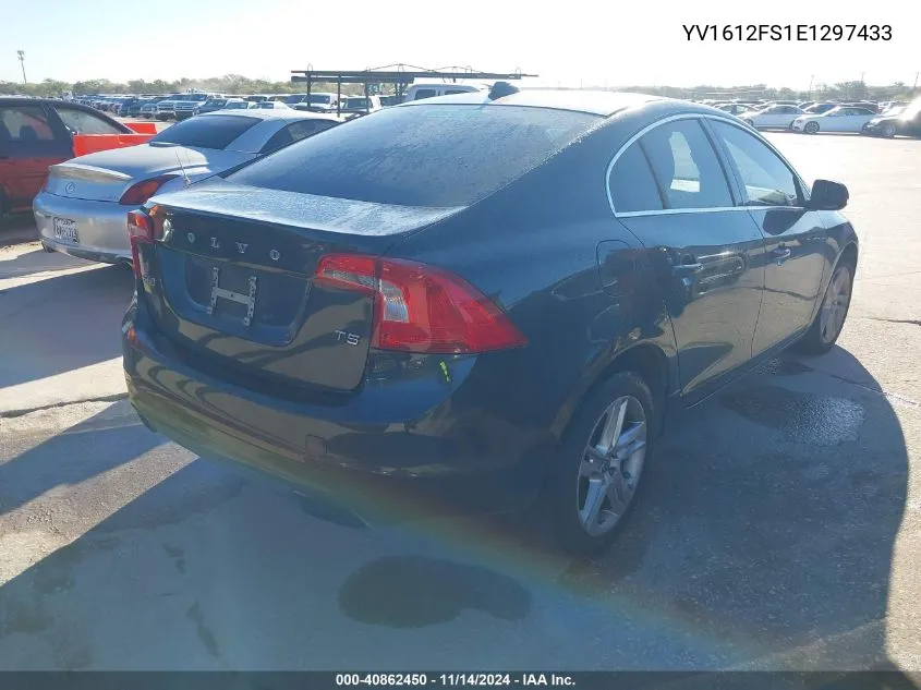 2014 Volvo S60 T5 VIN: YV1612FS1E1297433 Lot: 40862450